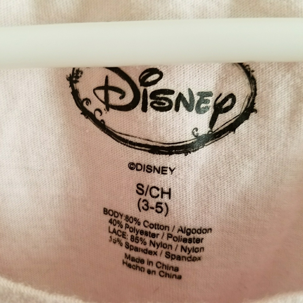 Minnie Mouse Light Pink Floral Sleeveless Tee - Picture 2 of 4